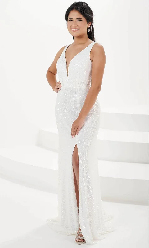 Limited Time Discount Christina Wu Celebration 22210 - Sequined Sleeveless Evening Gown