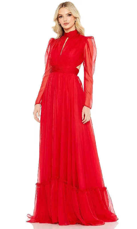 Stock Up and Save Mac Duggal 68400 - High Neck A-Line Evening Dress