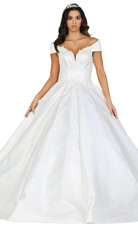 Weekend Special Dancing Queen 0107 - Off-Shoulder Lace-Up Back Ballgown