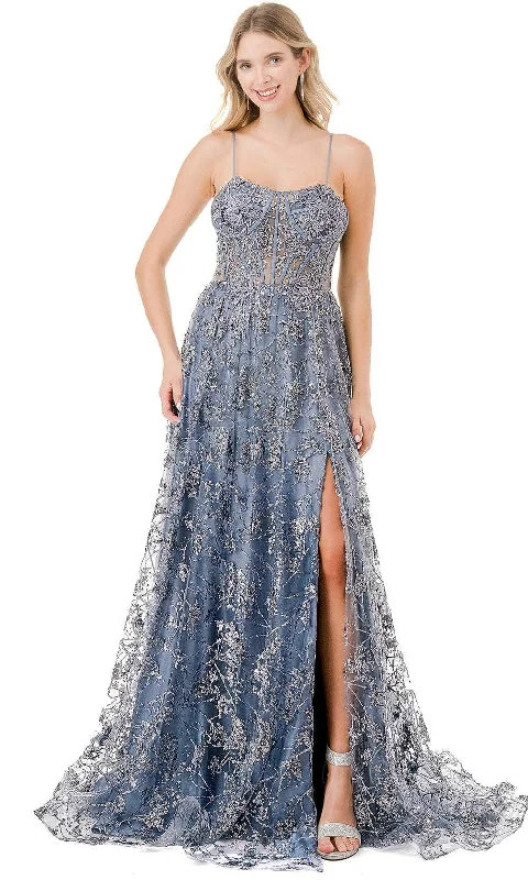 Exclusive Online Offer Trevi Collection L2907T - Sleeveless Corset Bodice Prom Gown