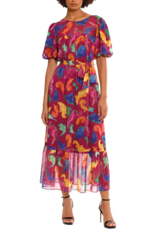 Final Sale Donna Morgan D9181M - Abstract Jewel Casual Dress