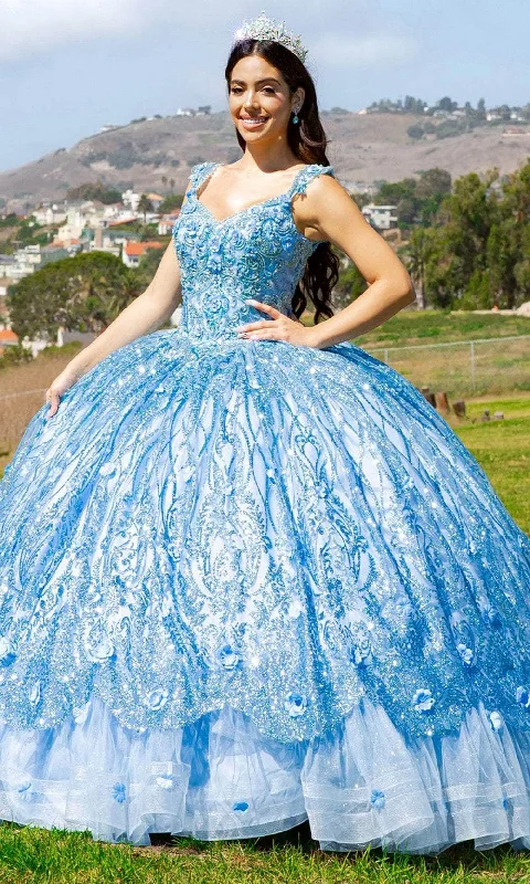 Final Sale Cinderella Couture 8110J - Sleeveless Embroidered Ballgown