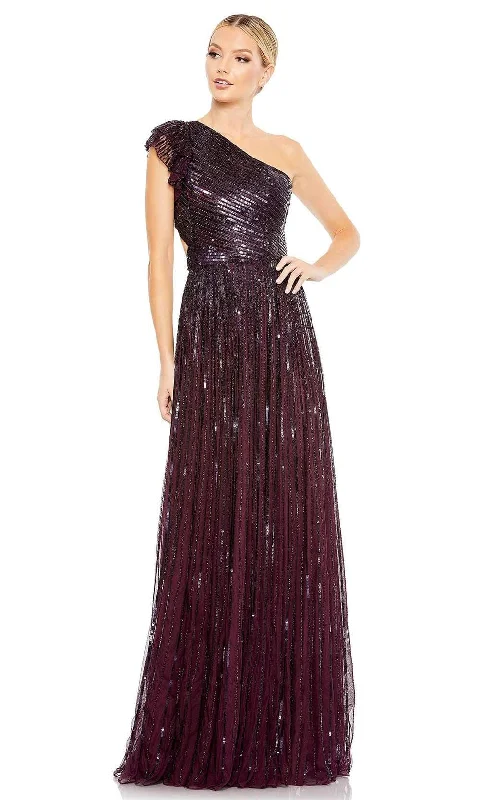 New Markdowns Mac Duggal - 5565 Lace Up Style Sequin Gown