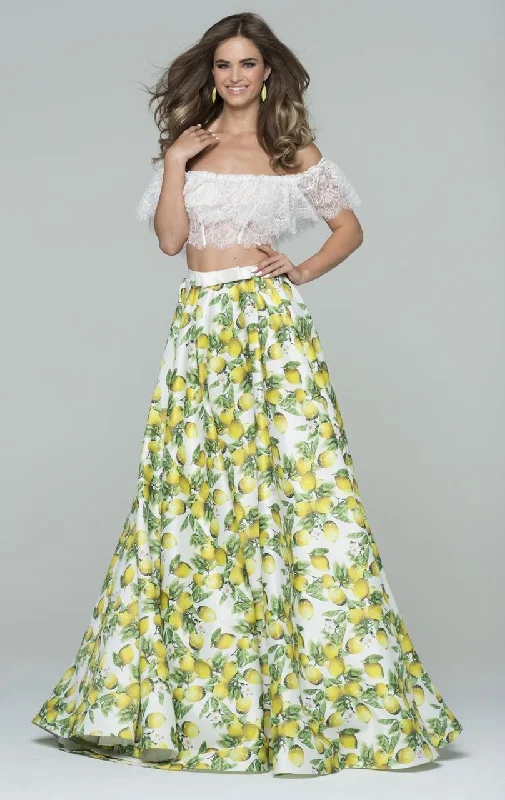 Best Seller Tarik Ediz - Two-Piece Long Dress 50074