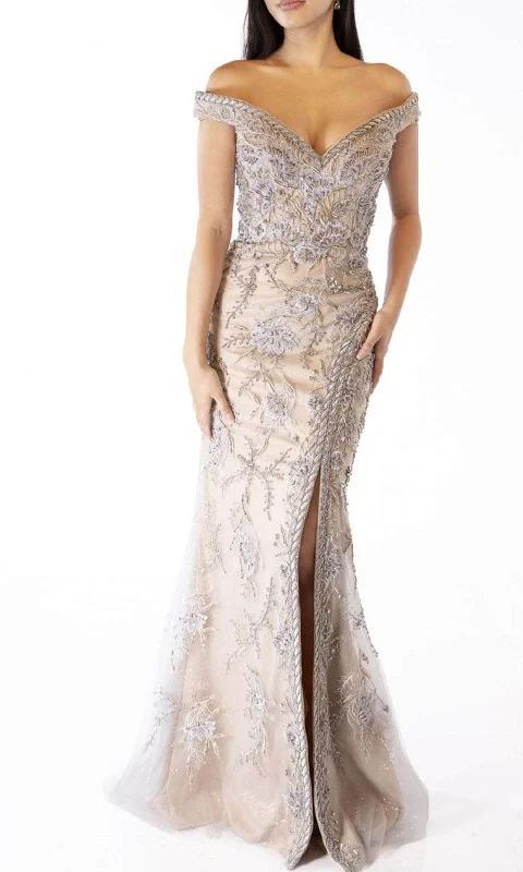 Instant Savings Terani Couture 232E1206 - Beaded Lace Sweetheart Evening Dress