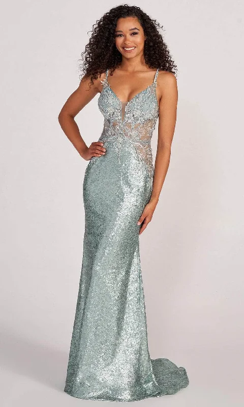 Loyalty Reward Colette for Mon Cheri CL2061 - Embellished V-Neck Evening Dress