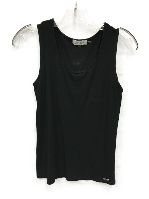 Low Prices Black Top Sleeveless By Calvin Klein, Size: S