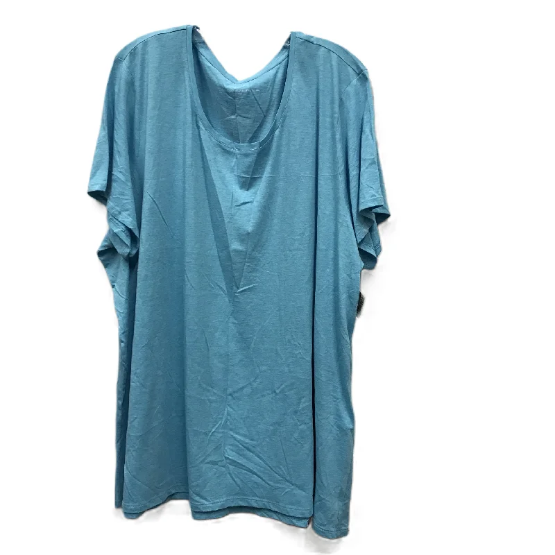 Sale Event Blue Top Short Sleeve By J. Jill, Size: 4x