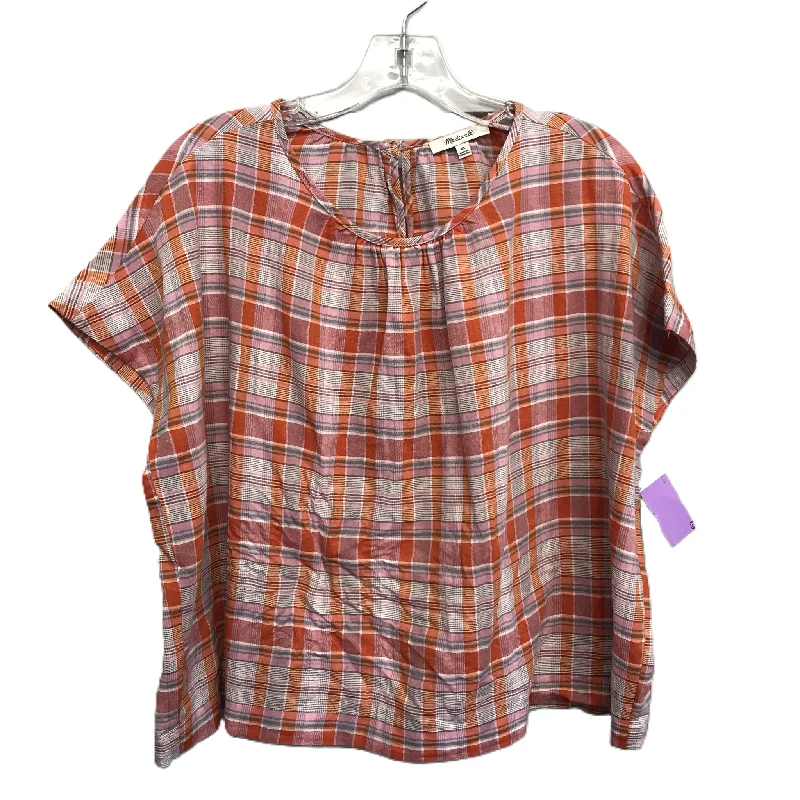 Special Discount Multi-colored Top Short Sleeve By Madewell, Size: Xs