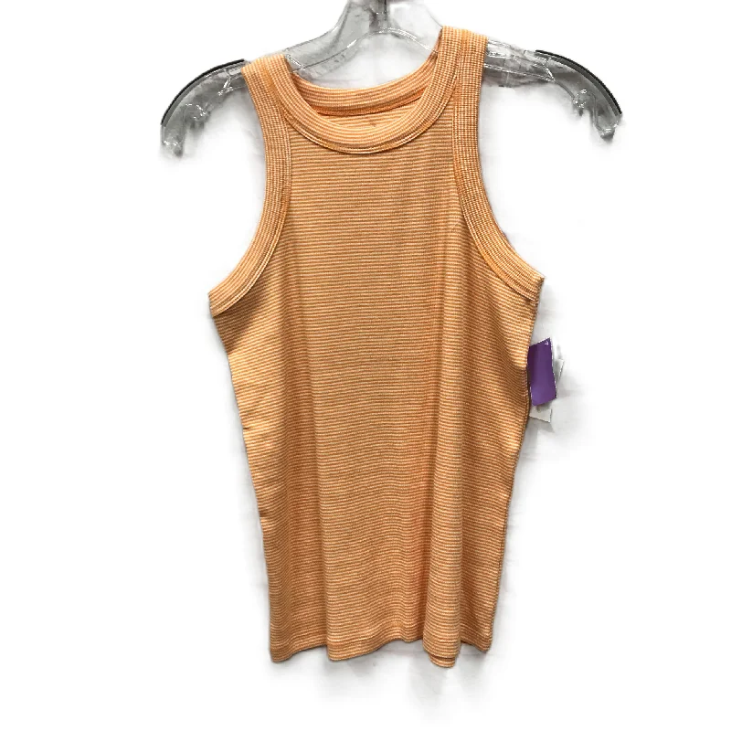 Get It Before It’s Gone Orange Tank Top By Loft, Size: M
