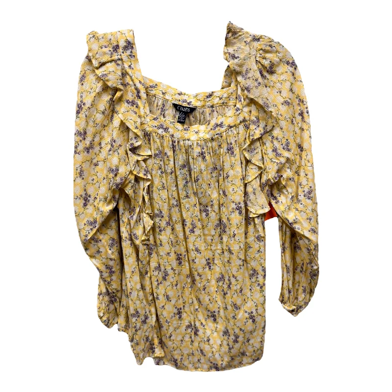 Flash Sale Top Long Sleeve By Chaps  Size: L