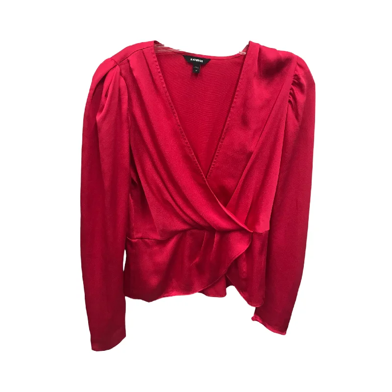 Super Sale Top Long Sleeve By Express  Size: M