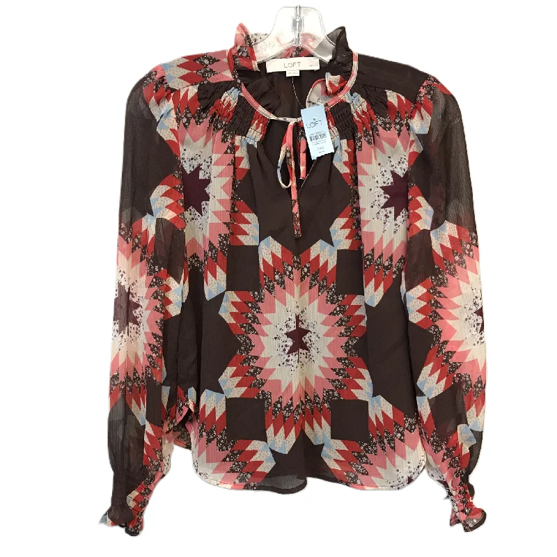 New Markdowns Top Long Sleeve By Loft  Size: Xxs