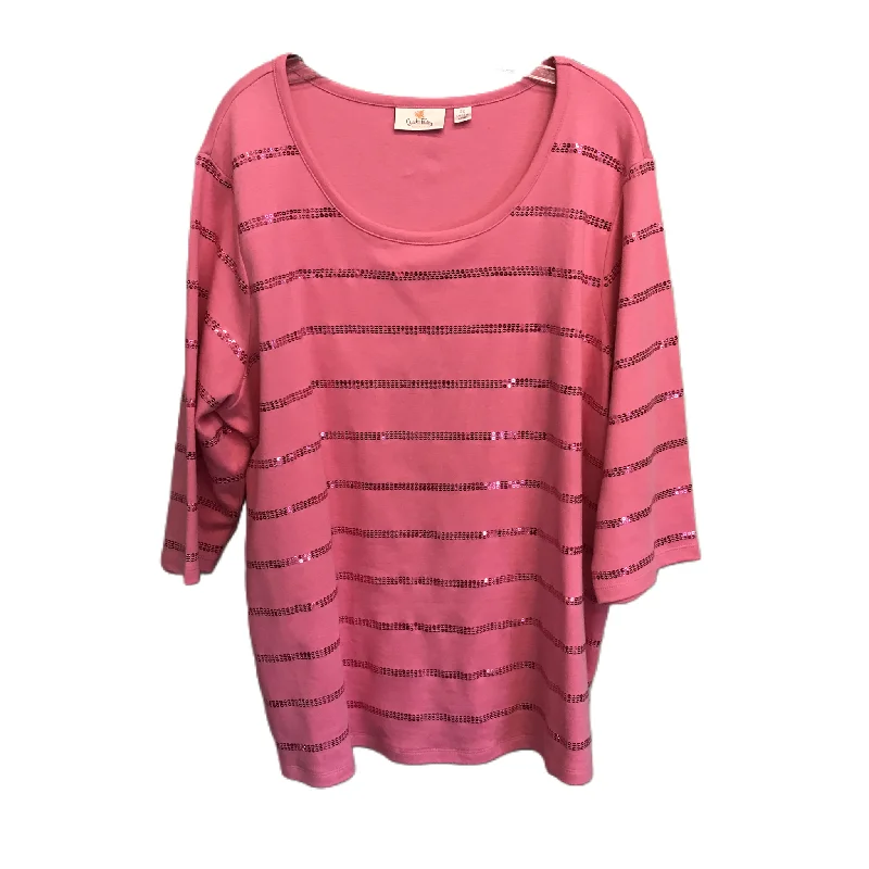 The Best Prices Top Long Sleeve By Quaker Factory  Size: 2x
