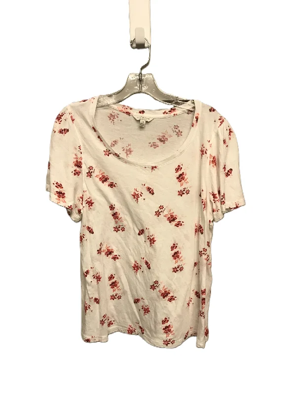 Anniversary Sale Top Short Sleeve By Lucky Brand  Size: L