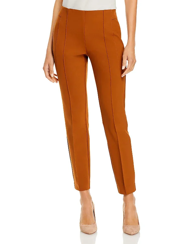 Gramercy Womens High Rise Pintuck Dress Pants