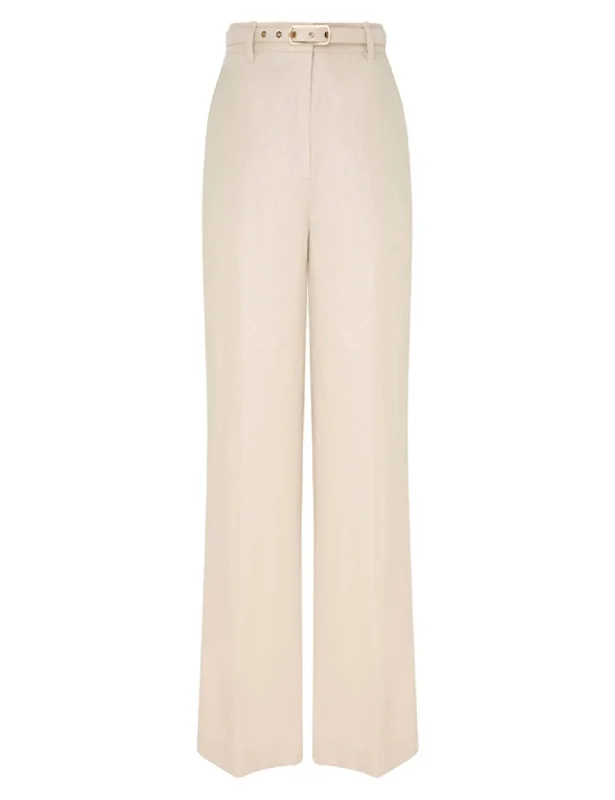 Matchmaker Straight Leg Pant In Straw