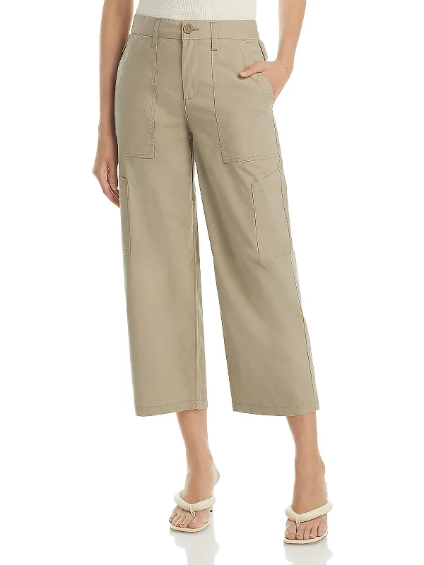 Womens High Rise Utility Cargo Pants