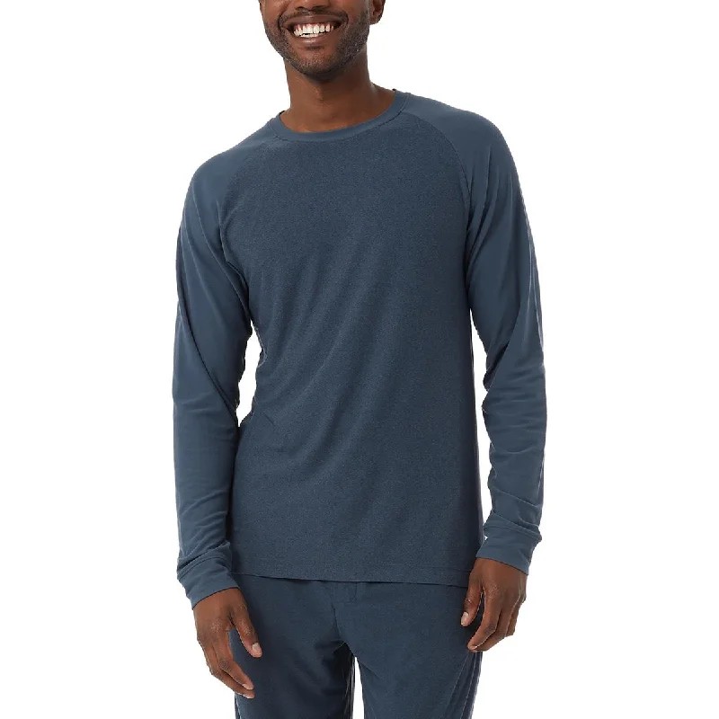 32 Degrees Heat Mens Colorblock Knit Sleep Shirt