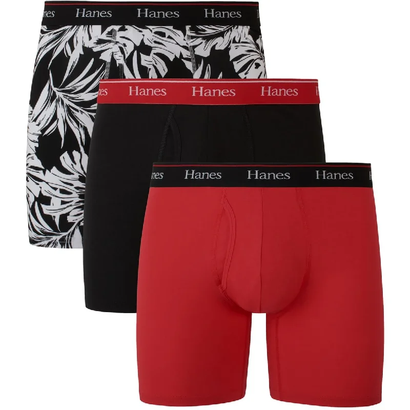 Hanes Mens 3 Pack Modern Fit Boxer Briefs