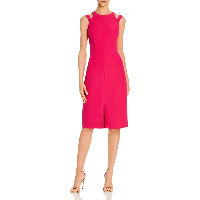 Laundry by Shelli Segal Womens Cut Out Sheath Cocktail Dress