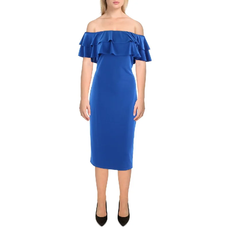 Lauren Ralph Lauren Womens Semi-Formal Knee-Length Cocktail And Party Dress