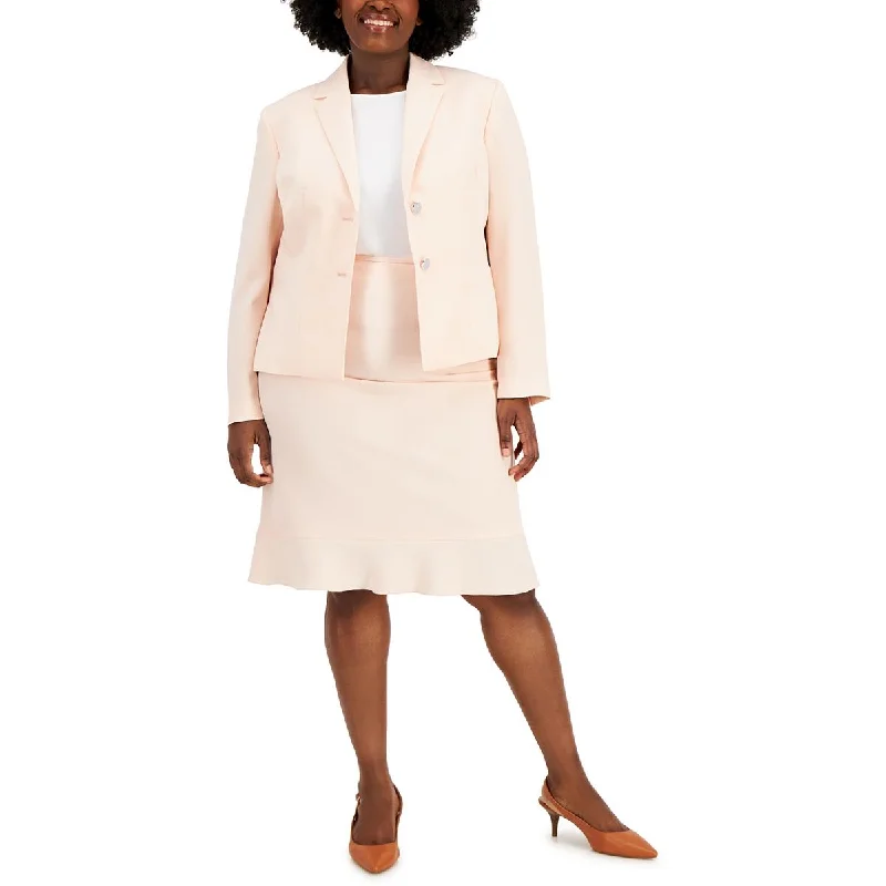 Le Suit Womens Plus 2PC  Skirt Suit