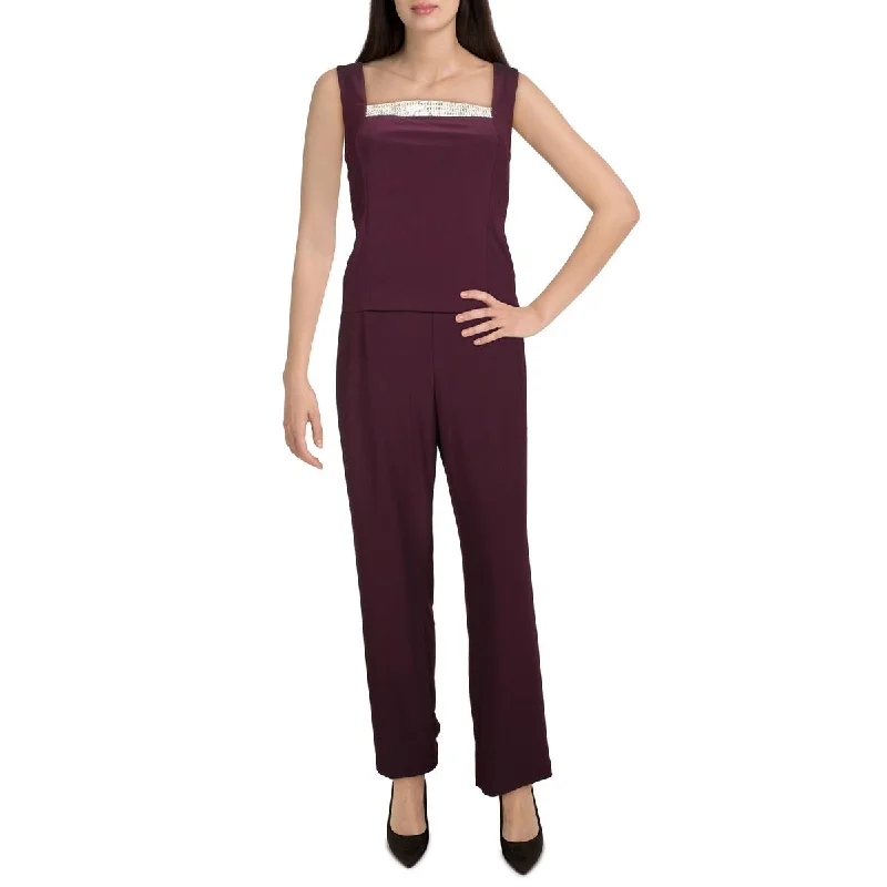 R&M Richards Womens Petites Knit 2PC Pant Suit