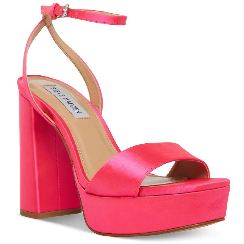 Steve Madden Women's Lessa Open Toe Block Heel Platform Sandal