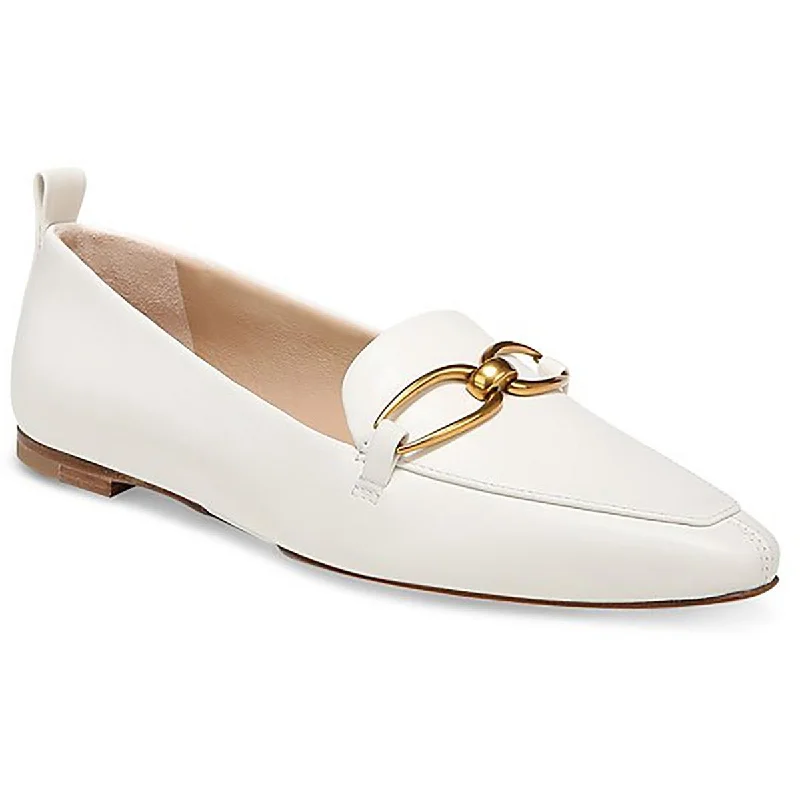 Veronica Beard Womens Champlain Chain Almond Toe Loafers