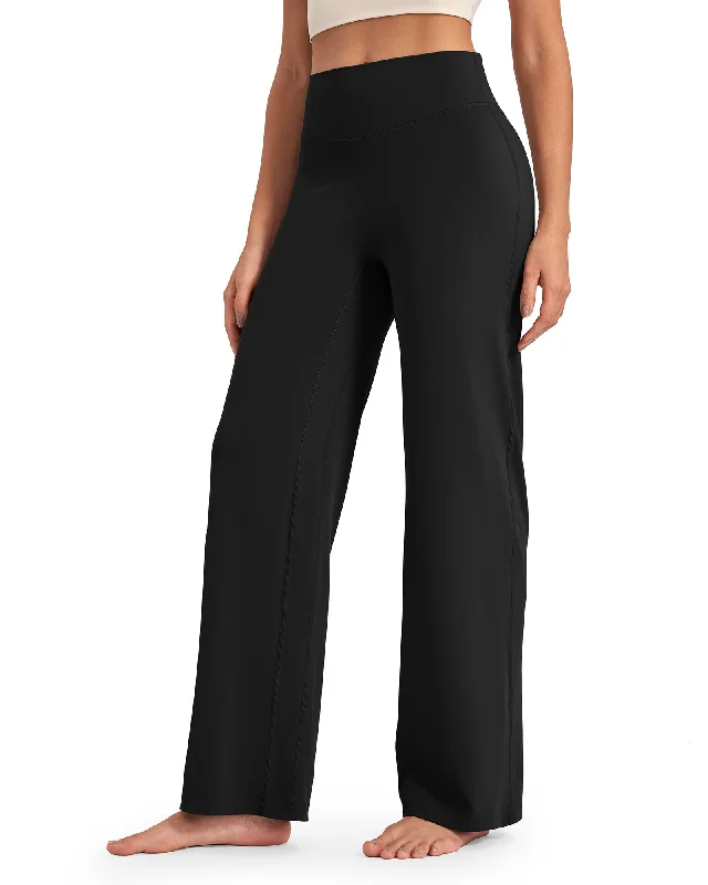 Don’t Miss Out BareFeel Wide Leg High-Waisted Pants 33''