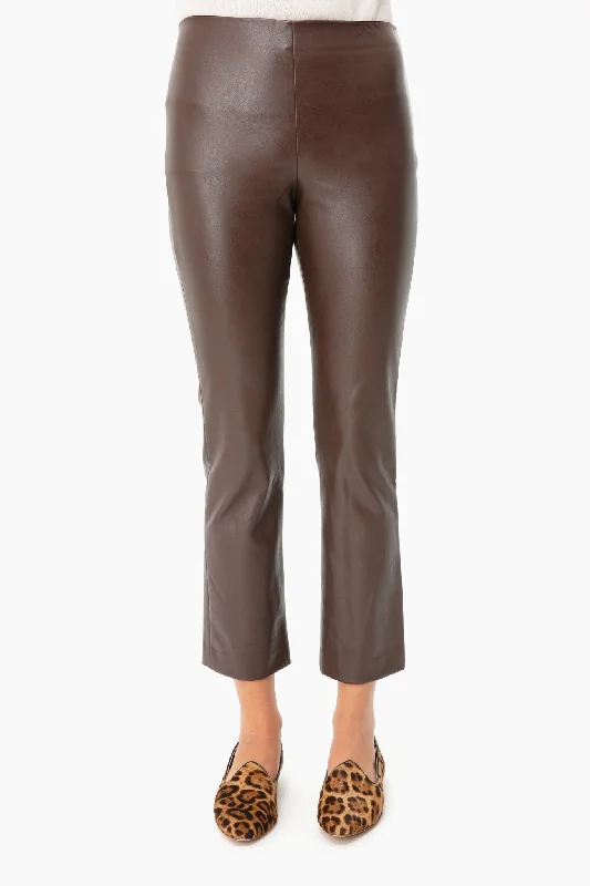 New Markdowns Brown Leather Ashford Pants