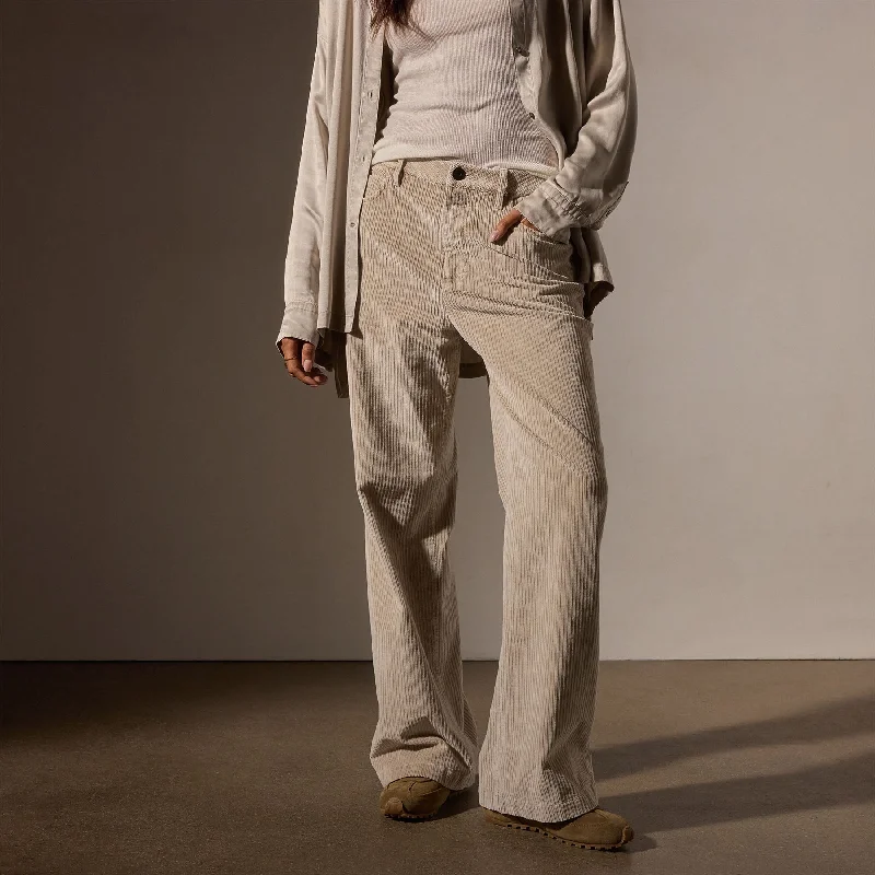 Early Bird Discount Corduroy Straight Leg Pant - Faint Pigment