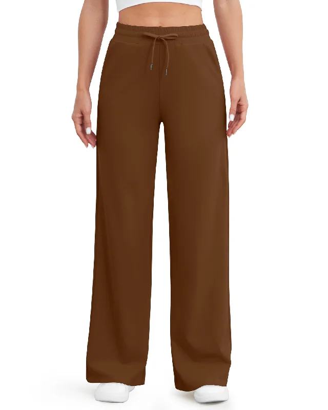Major Savings Wide Leg Mid-Waist Drawstring Casual Pants