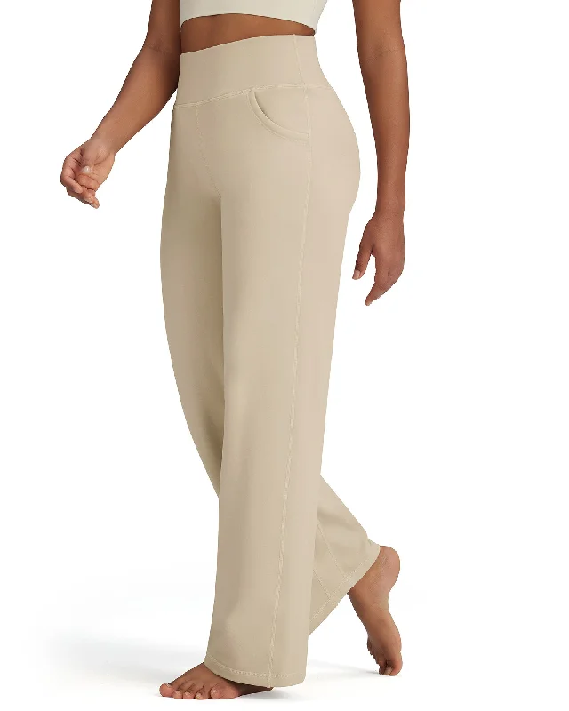 Factory Direct Sale Fleece Lined High-Waist Loose Casual Pants 29