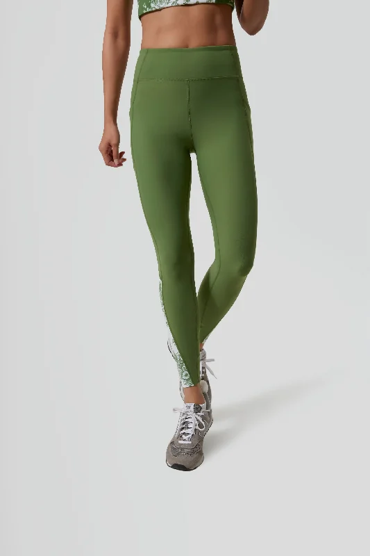 Best Deals French Green and Provence Toile Kaylee Legging