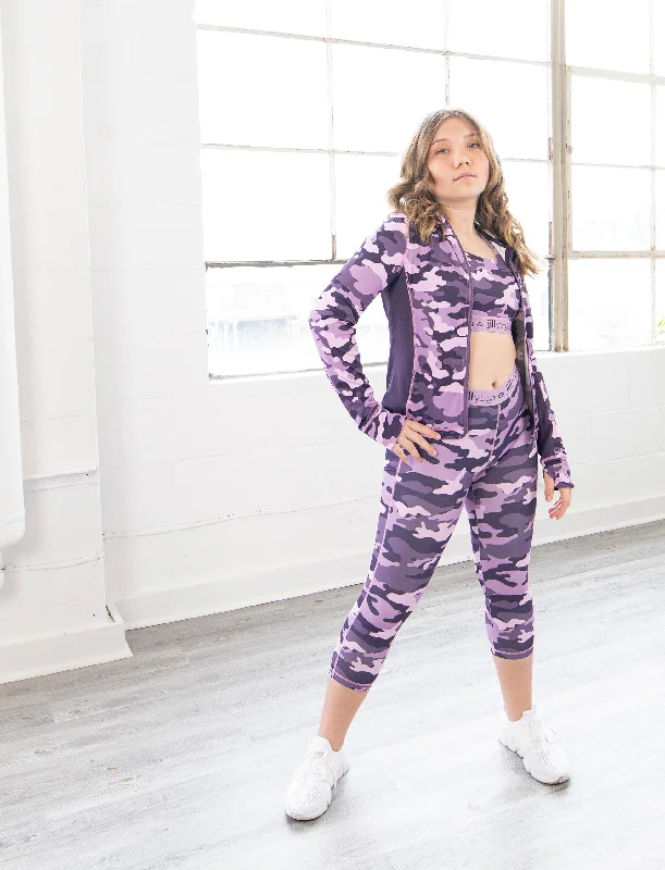Fantastic Offers GIRLS ALLOVER PRINT CAPRI LEGGING