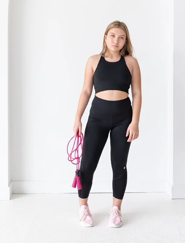 Massive Deals GIRLS CARBON CAPRI
