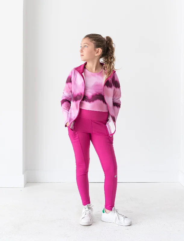 Super Bargain GIRLS SIDE POCKET LEGGING