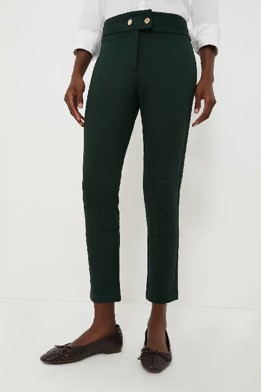 Exclusive Preview Green Ponte Bridwell Riding Pants