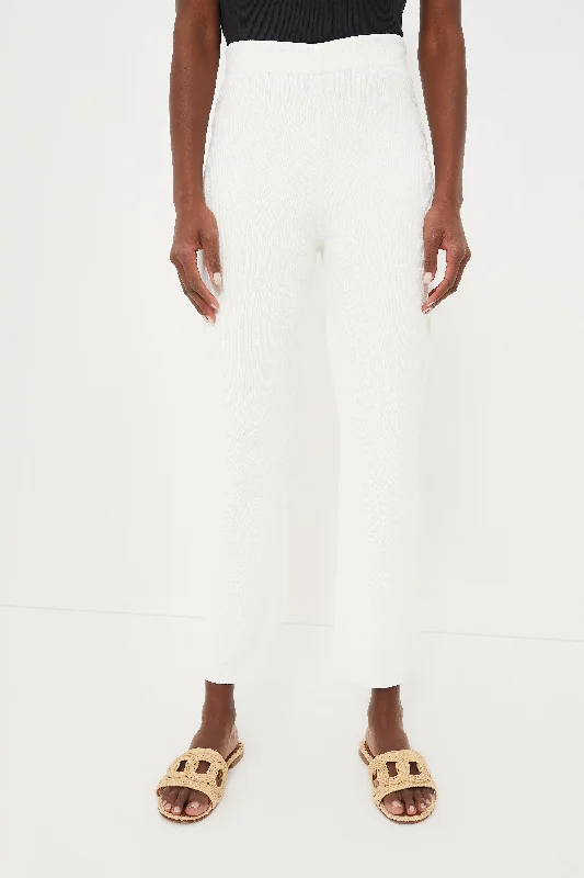 Value Deals Ivory Compression Knit Ashford Pants