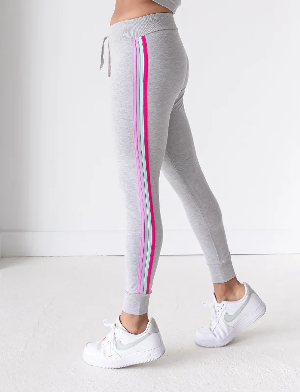 Super Deal LADIES LIVE IN JOGGERS W/ RAINBOW STRIPE