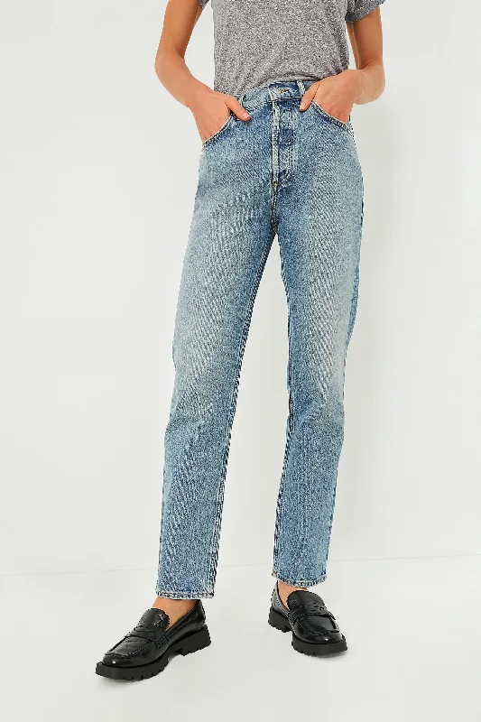 Final Clearance Navigate 90s Pinch Waist High Rise Straight