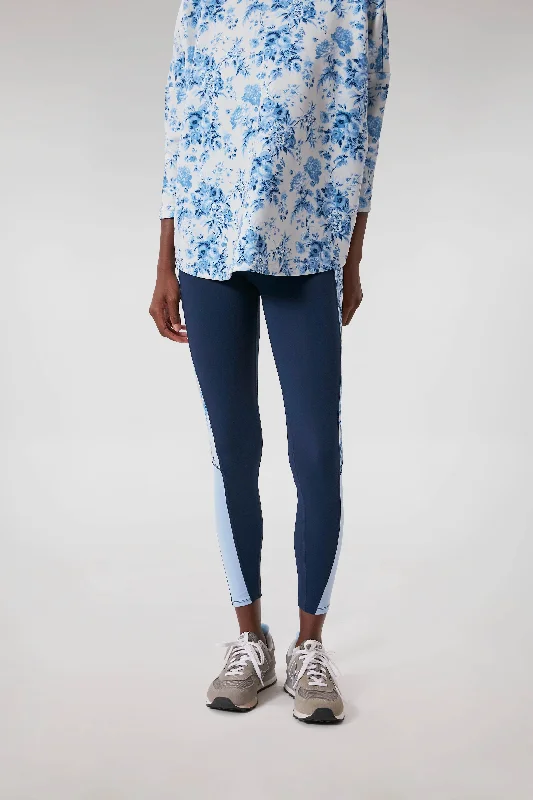 Great Deals Navy Blue Bouquet Kaylee Legging