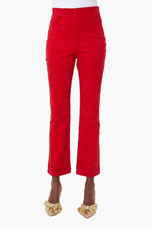 Price Cut Red Corduroy Ashford Pants