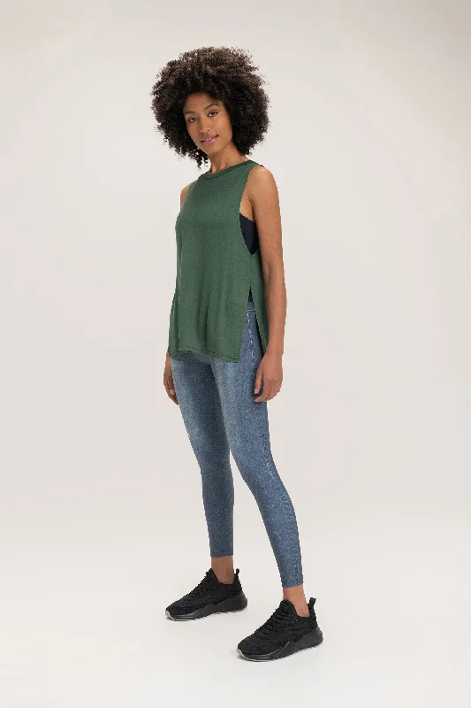 Super Deal Side Denim Leggings