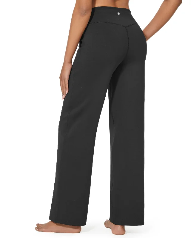Markdown Madness Loose Fleece Lined High-Waist Drawstring Casual Pants