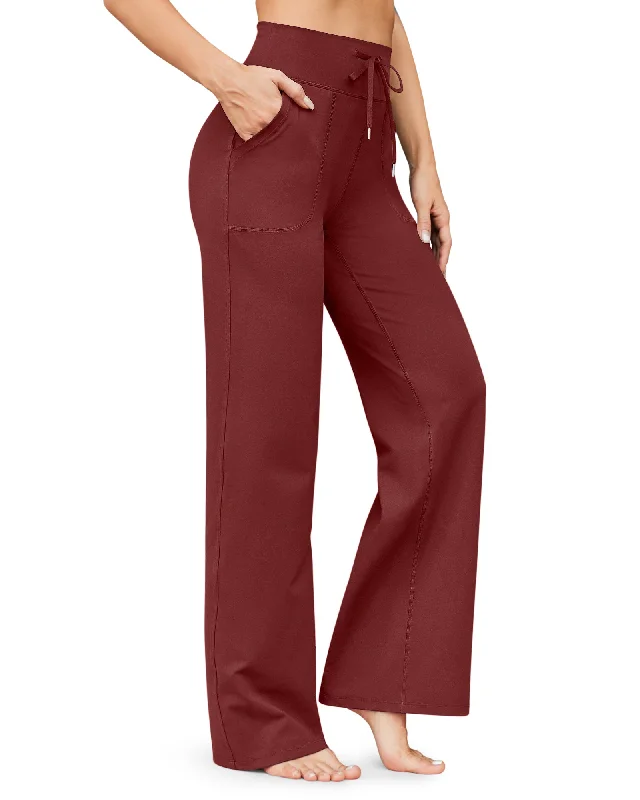 Limited Time Discount Business Casual High-Waist Wide Leg Pants 33