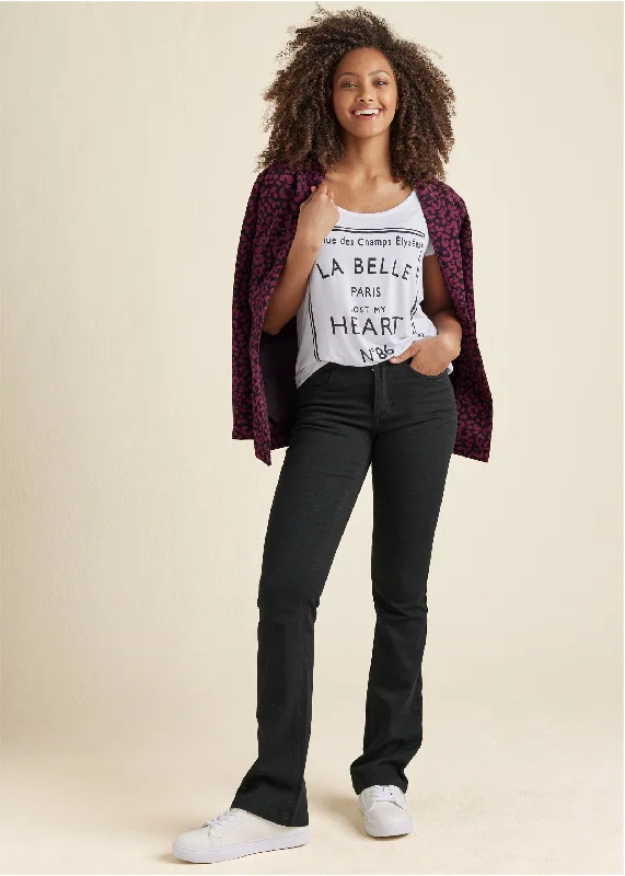Today's Special Halle Bootcut Jeans - Black