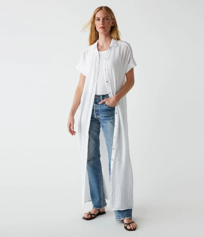 Clearance Sale Allen Gauze Shirt Dress